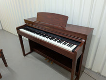 Load image into Gallery viewer, Yamaha Clavinova CLP-440 Digital Piano and stool in mahogany stock no 25552
