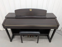 Load image into Gallery viewer, Yamaha Clavinova CLP-150 digital piano and stool in rosewood stock #25564
