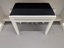 Load image into Gallery viewer, Yamaha Arius YDP-143 Digital Piano and stool in satin white finish stock #25568
