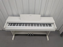 Load image into Gallery viewer, Yamaha Arius YDP-143 Digital Piano and stool in satin white finish stock #25568
