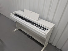 Load image into Gallery viewer, Yamaha Arius YDP-143 Digital Piano and stool in satin white finish stock #25568
