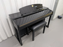 Load image into Gallery viewer, Yamaha Clavinova CLP-170PE Digital Piano glossy black polished ebony stock #25567
