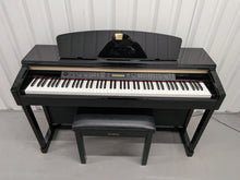 Load image into Gallery viewer, Yamaha Clavinova CLP-170PE Digital Piano glossy black polished ebony stock #25567
