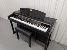 Load image into Gallery viewer, Yamaha Clavinova CLP-170PE Digital Piano glossy black polished ebony stock #25567
