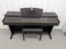 Load image into Gallery viewer, Yamaha Clavinova CLP-320 Digital Piano and stool in dark rosewood stock #25559
