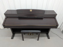 Load image into Gallery viewer, Yamaha Clavinova CLP-340 Digital Piano and stool in rosewood stock # 25577
