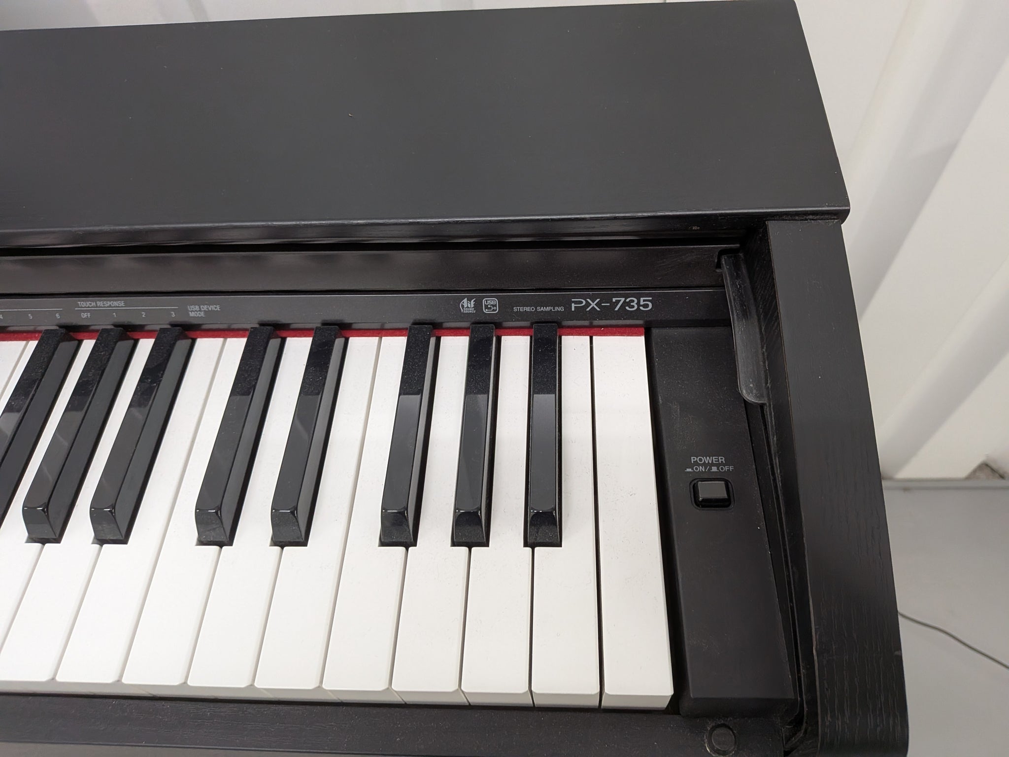 Casio Privia PX-735 Compact slimline Digital Piano in satin black
