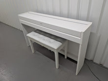 Load image into Gallery viewer, Yamaha Arius YDP-S52 satin white Digital Piano Slimline space saver stock number 25584
