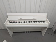 Load image into Gallery viewer, Yamaha Arius YDP-S52 satin white Digital Piano Slimline space saver stock number 25584
