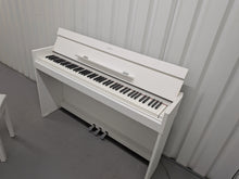 Load image into Gallery viewer, Yamaha Arius YDP-S52 satin white Digital Piano Slimline space saver stock number 25584

