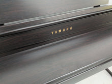 Load image into Gallery viewer, Yamaha Clavinova CLP-575 digital piano and stool in dark rosewood finish stock #26002
