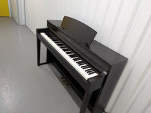 Load image into Gallery viewer, Yamaha Clavinova CLP-575 digital piano and stool in dark rosewood finish stock #26002
