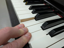 Load image into Gallery viewer, Yamaha Clavinova CLP-575 digital piano and stool in dark rosewood finish stock #26002
