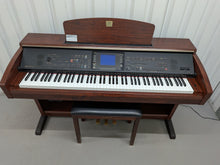 Load image into Gallery viewer, Yamaha Clavinova CVP-303 Digital Piano arranger + stool in mahogany stock #26004
