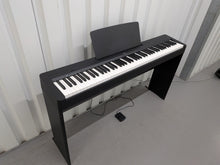 Load image into Gallery viewer, Yamaha P145 Digital Piano and full wooden stand, Black  stock #26003
