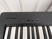 Load image into Gallery viewer, Yamaha P145 Digital Piano and full wooden stand, Black  stock #26003
