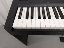 Load image into Gallery viewer, Yamaha P145 Digital Piano and full wooden stand, Black  stock #26003
