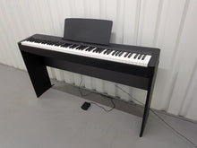 Load image into Gallery viewer, Yamaha P145 Digital Piano and full wooden stand, Black  stock #26003
