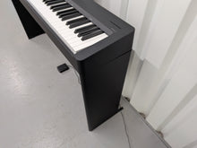 Load image into Gallery viewer, Yamaha P145 Digital Piano and full wooden stand, Black  stock #26003
