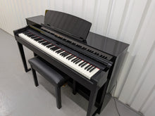 Load image into Gallery viewer, Yamaha Clavinova CLP-470 digital piano polished ebony glossy black stock #26048

