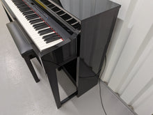 Load image into Gallery viewer, Yamaha Clavinova CLP-470 digital piano polished ebony glossy black stock #26048
