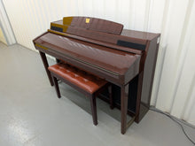 Load image into Gallery viewer, Yamaha Clavinova CLP-280 in Polished Mahogany with matching stool stock nr 26043
