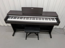 Load image into Gallery viewer, Yamaha Arius YDP-142 Digital Piano and stool in dark rosewood stock #26039
