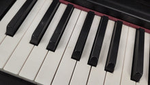 Load image into Gallery viewer, Roland HP-3e Digital Piano and stool in glossy black polished ebony Stock #26045
