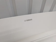 Load image into Gallery viewer, Yamaha Arius YDP-145 digital piano and stool in satin white finish stock nr 26062
