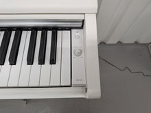 Load image into Gallery viewer, Yamaha Arius YDP-145 digital piano and stool in satin white finish stock nr 26062
