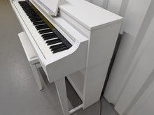 Load image into Gallery viewer, Yamaha Clavinova CSP-170 Digital Smart Piano satin white + stool stock # 26058

