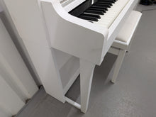 Load image into Gallery viewer, Yamaha Clavinova CSP-170 Digital Smart Piano satin white + stool stock # 26058
