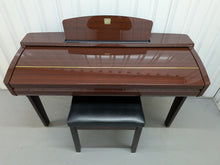 Load image into Gallery viewer, Yamaha Clavinova CVP-409 digital piano + stool polished mahogany stock nr 26063
