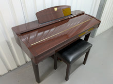 Load image into Gallery viewer, Yamaha Clavinova CVP-409 digital piano + stool polished mahogany stock nr 26063
