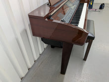 Load image into Gallery viewer, Yamaha Clavinova CVP-409 digital piano + stool polished mahogany stock nr 26063
