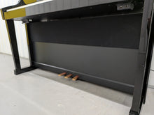 Load image into Gallery viewer, Roland HP508 digital piano and stool in polished glossy black stock number 26064
