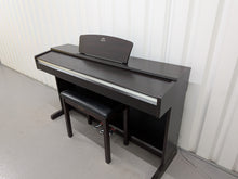 Load image into Gallery viewer, Yamaha Arius YDP-141 digital piano and stool in dark rosewood finish stock #26078
