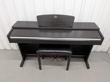 Load image into Gallery viewer, Yamaha Arius YDP-141 digital piano and stool in dark rosewood finish stock #26078
