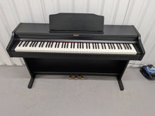 Load image into Gallery viewer, Roland RP401R digital piano and stool in satin black finish stock number 26082
