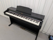 Load image into Gallery viewer, Roland RP401R digital piano and stool in satin black finish stock number 26082
