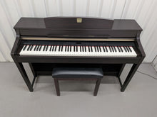 Load image into Gallery viewer, YAMAHA CLAVINOVA CLP-370 DIGITAL PIANO + STOOL IN dark rosewood stock nr 26083
