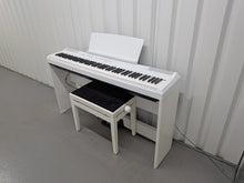 Load image into Gallery viewer, Yamaha P-115 digital portable piano with full stand and 3 pedals white stock #26086
