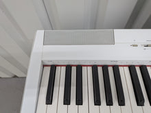Load image into Gallery viewer, Yamaha P-115 digital portable piano with full stand and 3 pedals white stock #26086

