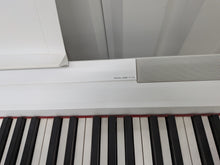 Load image into Gallery viewer, Yamaha P-115 digital portable piano with full stand and 3 pedals white stock #26086
