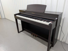 Load image into Gallery viewer, Yamaha Clavinova CLP-470 in dark rosewood with wooden keys action + stool #26088
