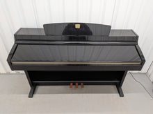 Load image into Gallery viewer, Yamaha Clavinova CLP-230PE piano +stool polished ebony glossy black stock # 26089
