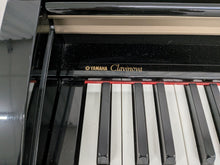 Load image into Gallery viewer, Yamaha Clavinova CLP-230PE piano +stool polished ebony glossy black stock # 26089
