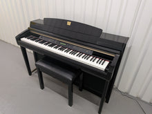Load image into Gallery viewer, Yamaha Clavinova CLP-280 in Polished glossy black + matching stool stock # 26097
