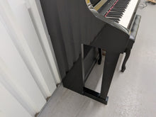 Load image into Gallery viewer, Roland HP508 digital piano and stool in polished glossy black stock number 26096
