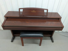 Load image into Gallery viewer, Yamaha Clavinova CLP-860 Digital Piano and stool in mahogany stock # 26106
